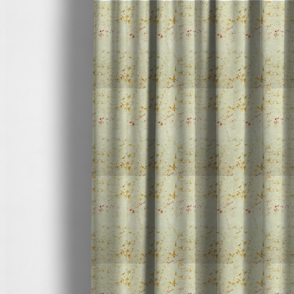 The fabric used to create these made-to-measure curtains is a durable upholstery fabric featuring a light, minimalist distressed abstract pattern. This colourway offers a cleaner, more understated take on the collection's "crackle" aesthetic.