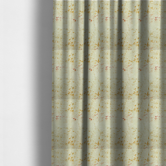 The fabric used to create these made-to-measure curtains is a durable upholstery fabric featuring a light, minimalist distressed abstract pattern. This colourway offers a cleaner, more understated take on the collection's "crackle" aesthetic.