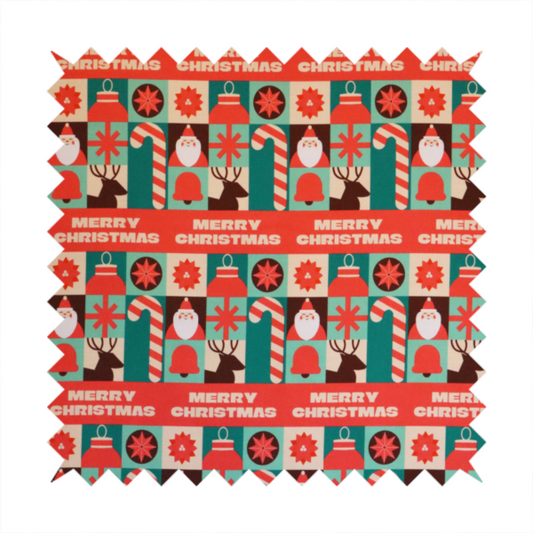 Modern Christmas Icon Fabric Upholstery Fabric DP-71
