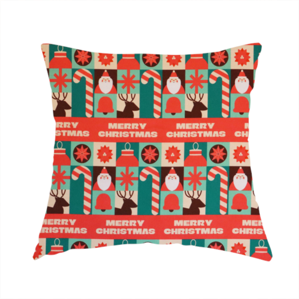 Modern Christmas Icon Fabric Upholstery Fabric DP-71 - Handmade Cushions