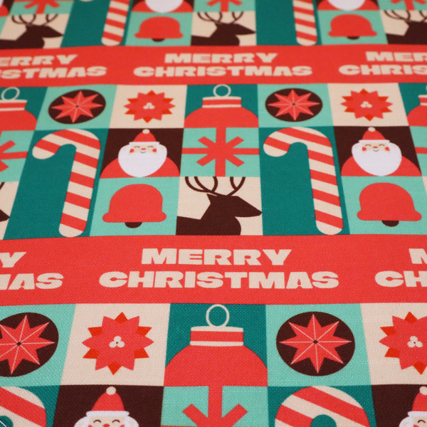 Modern Christmas Icon Fabric Upholstery Fabric DP-71