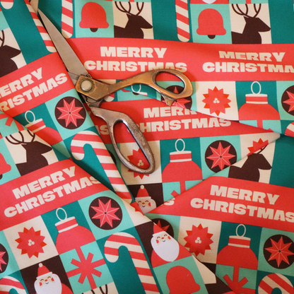 Modern Christmas Icon Fabric Upholstery Fabric DP-71