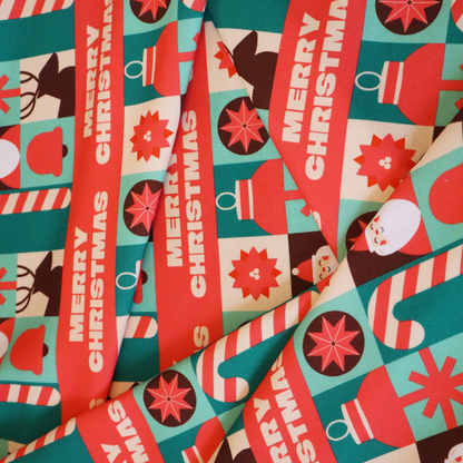 Modern Christmas Icon Fabric Upholstery Fabric DP-71
