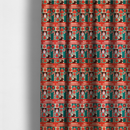 Modern Christmas Icon Fabric Upholstery Fabric DP-71 - Made To Measure Curtains