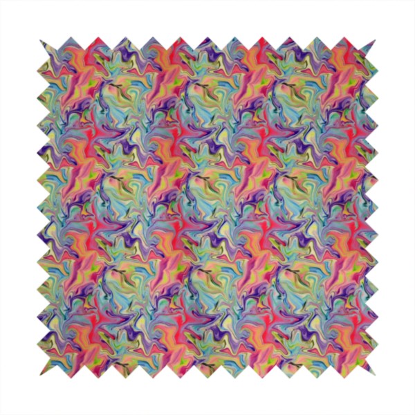 Psychedelic Swirl Abstract Upholstery Fabric DP-72 - Roman Blinds