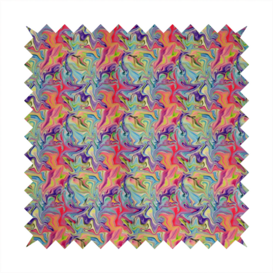 Psychedelic Swirl Abstract Upholstery Fabric DP-72
