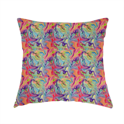 Psychedelic Swirl Abstract Upholstery Fabric DP-72 - Handmade Cushions