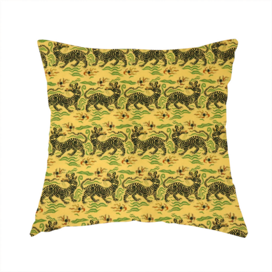 Mythic Stripes Celestial Beast Upholstery Fabric DP-74 - Handmade Cushions