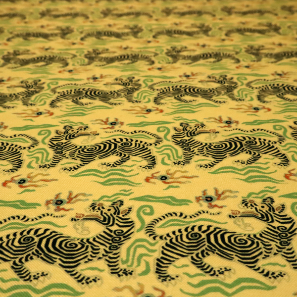 Mythic Stripes Celestial Beast Upholstery Fabric DP-74 - Roman Blinds