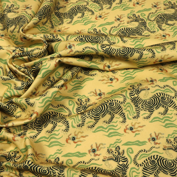 Mythic Stripes Celestial Beast Upholstery Fabric DP-74 - Roman Blinds