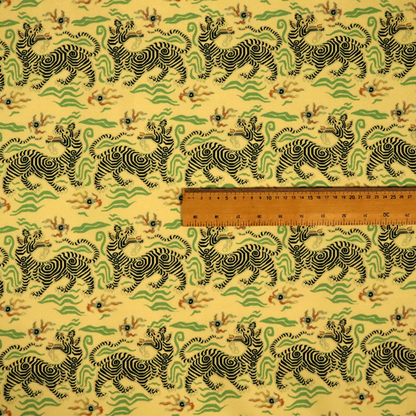 Mythic Stripes Celestial Beast Upholstery Fabric DP-74 - Roman Blinds