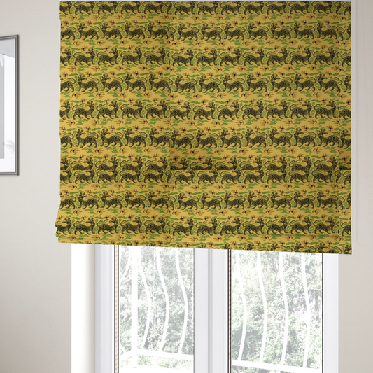 Mythic Stripes Celestial Beast Upholstery Fabric DP-74 - Roman Blinds