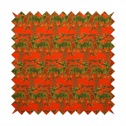 Emperor's Crimson Beast Upholstery Fabric DP-75