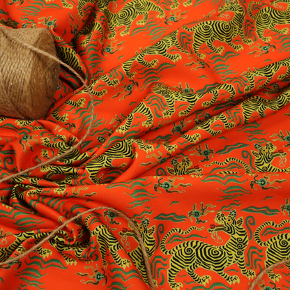 Emperor's Crimson Beast Upholstery Fabric DP-75 - Roman Blinds