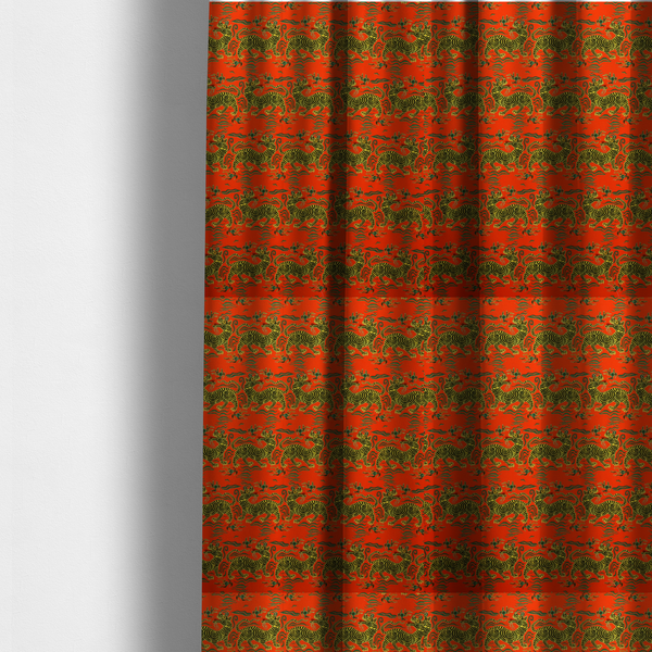 Emperor's Crimson Beast Upholstery Fabric DP-75 - Made To Measure Curtains