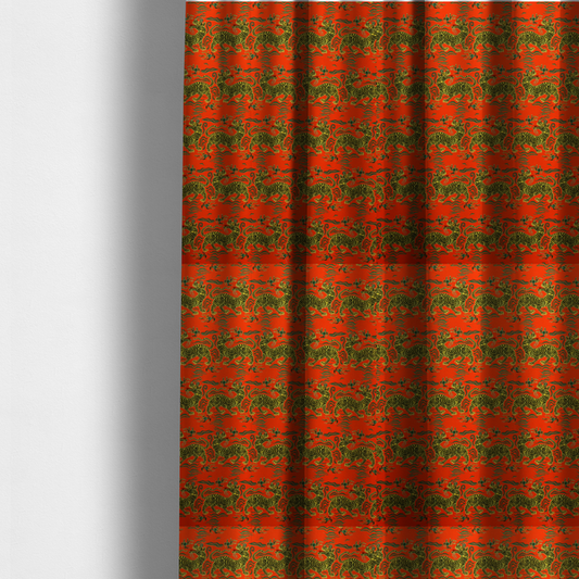 Emperor's Crimson Beast Upholstery Fabric DP-75 - Made To Measure Curtains