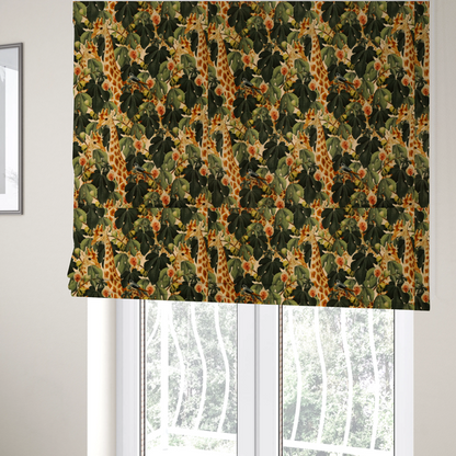 Botanical Expedition Giraffe and Fig Upholstery Fabric DP-78 - Roman Blinds