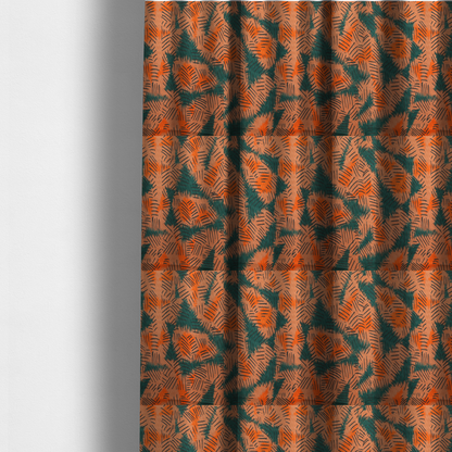 The fabric used to create these made-to-measure curtains is an abstract, textured textile design featuring rough, hatched brushstroke patterns layered across the surface.