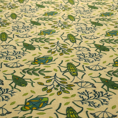 The Grasshopper's Secret Meadow Upholstery Fabric DP-80 - Roman Blinds
