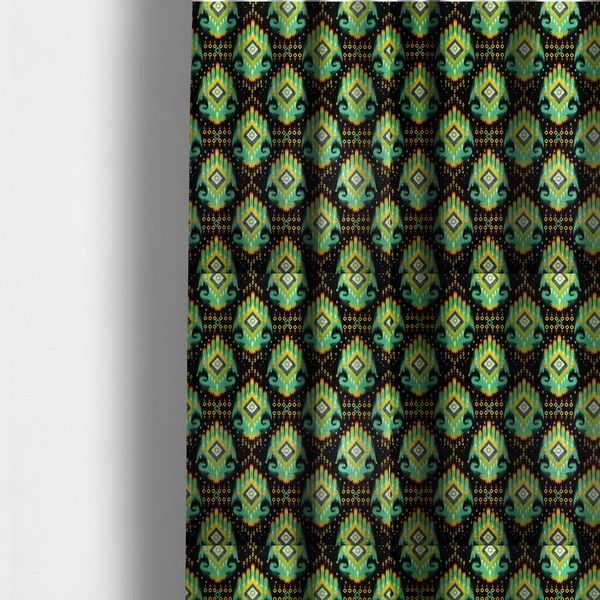 Aztec Night Upholstery Fabric DP-81 - Made To Measure Curtains