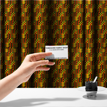 Rhythm of the Gold Coast Upholstery Fabric DP-82 - Made To Measure Curtains