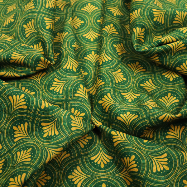 Art Deco Mermaid Scale Upholstery Fabric DP-83 - Made To Measure Curtains