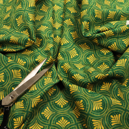 Art Deco Mermaid Scale Upholstery Fabric DP-83 - Made To Measure Curtains