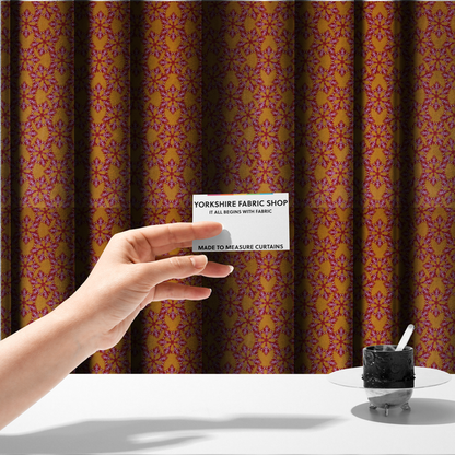 The Tropic Flare Pattern Upholstery Fabric DP-92 - Made To Measure Curtains