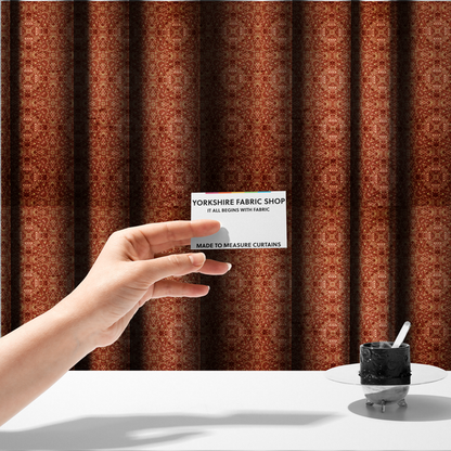 Marrakesh Spice Geometric Upholstery Fabric DP-93 - Made To Measure Curtains