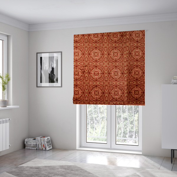 Marrakesh Spice Geometric Upholstery Fabric DP-93 - Roman Blinds
