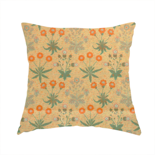 Vintage Sprig Wallpaper Print Upholstery Fabric DP-97 - Handmade Cushions