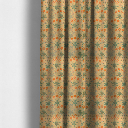 Vintage Sprig Wallpaper Print Upholstery Fabric DP-97 - Made To Measure Curtains