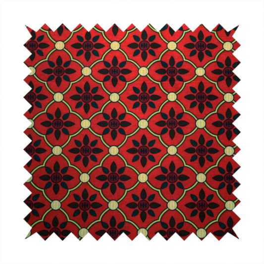 Geometric Floral Pop Upholstery Fabric DP-98