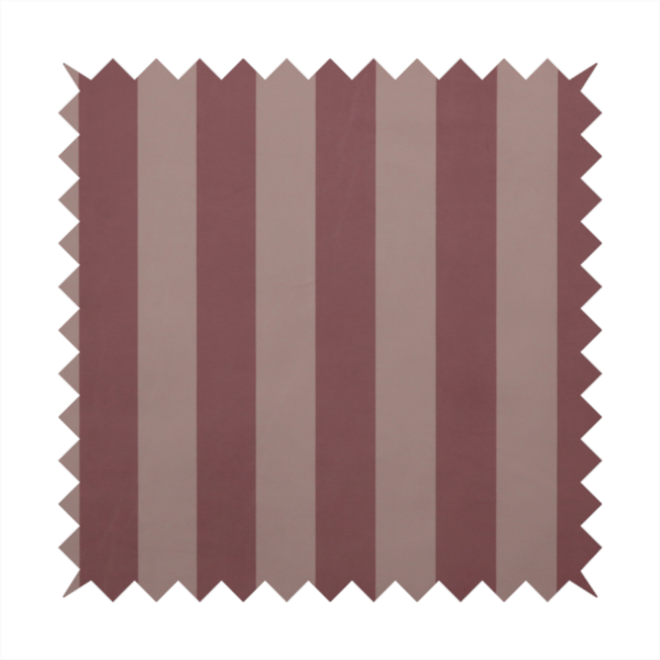 A vertically striped fabric pattern featuring alternating bands of dark dusty rose or mauve and a lighter tone.