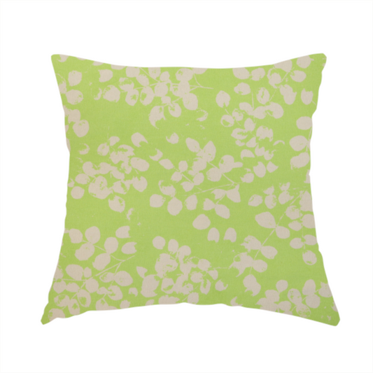 Leafy Silhouette Upholstery Fabric DP-99 - Handmade Cushions