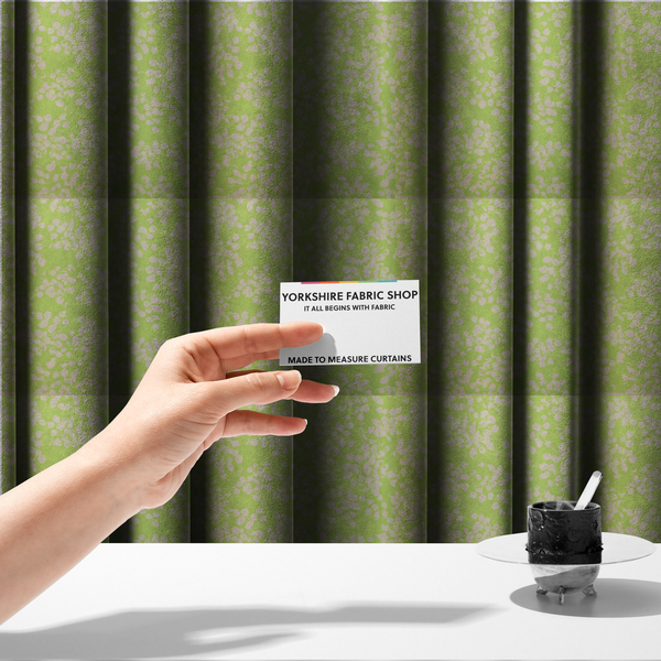 Leafy Silhouette Upholstery Fabric DP-99 - Made To Measure Curtains