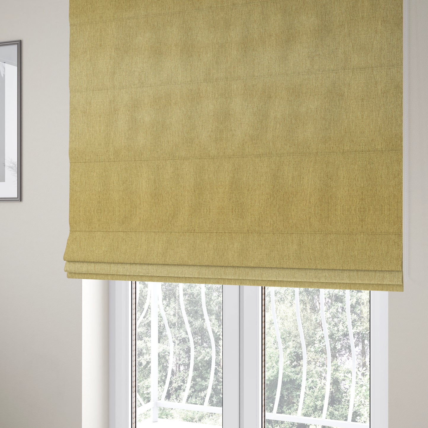 Davos Flat Weave Chenille Upholstery Fabrics In Brown - Roman Blinds