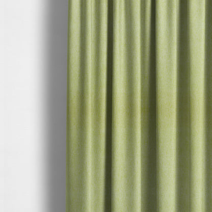 Davos Flat Weave Chenille Upholstery Fabrics In Green - Made To Measure Curtains