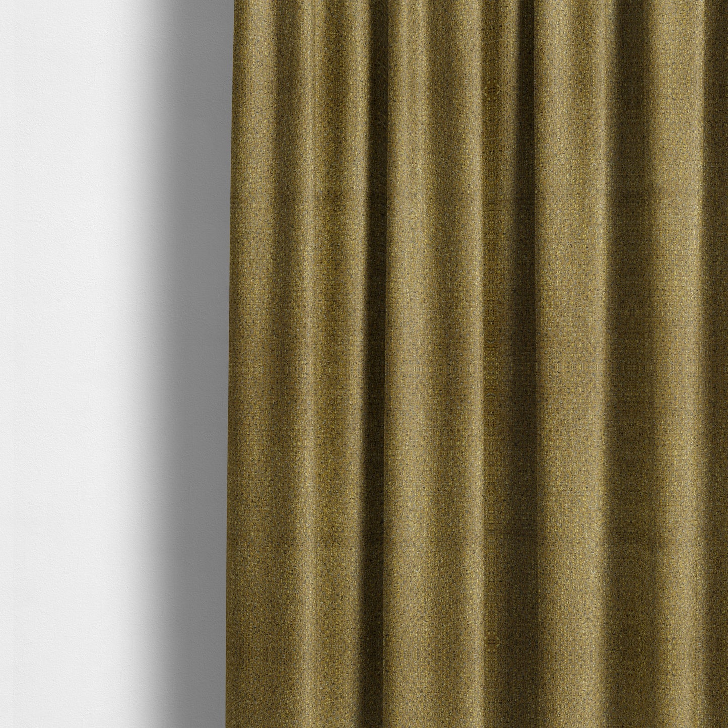 Dawson Textured Weave Furnishing Fabric In Yellow Colour - Made To Measure Curtains