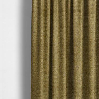 Dawson Textured Weave Furnishing Fabric In Yellow Colour - Made To Measure Curtains