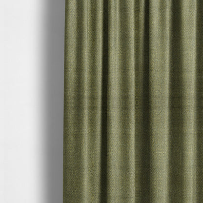 Dawson Textured Weave Furnishing Fabric In Green Colour - Made To Measure Curtains