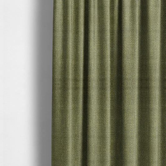 Dawson Textured Weave Furnishing Fabric In Green Colour - Made To Measure Curtains