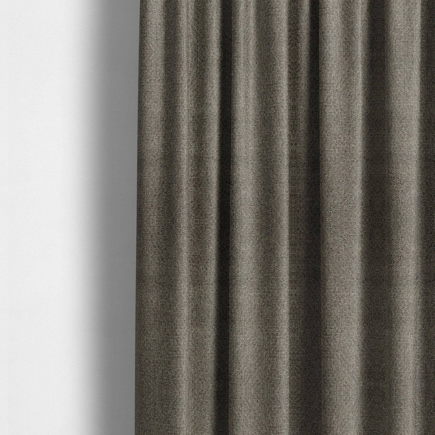 Dawson Textured Weave Furnishing Fabric In Brown Colour - Made To Measure Curtains