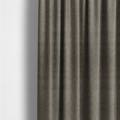 Dawson Textured Weave Furnishing Fabric In Brown Colour - Made To Measure Curtains