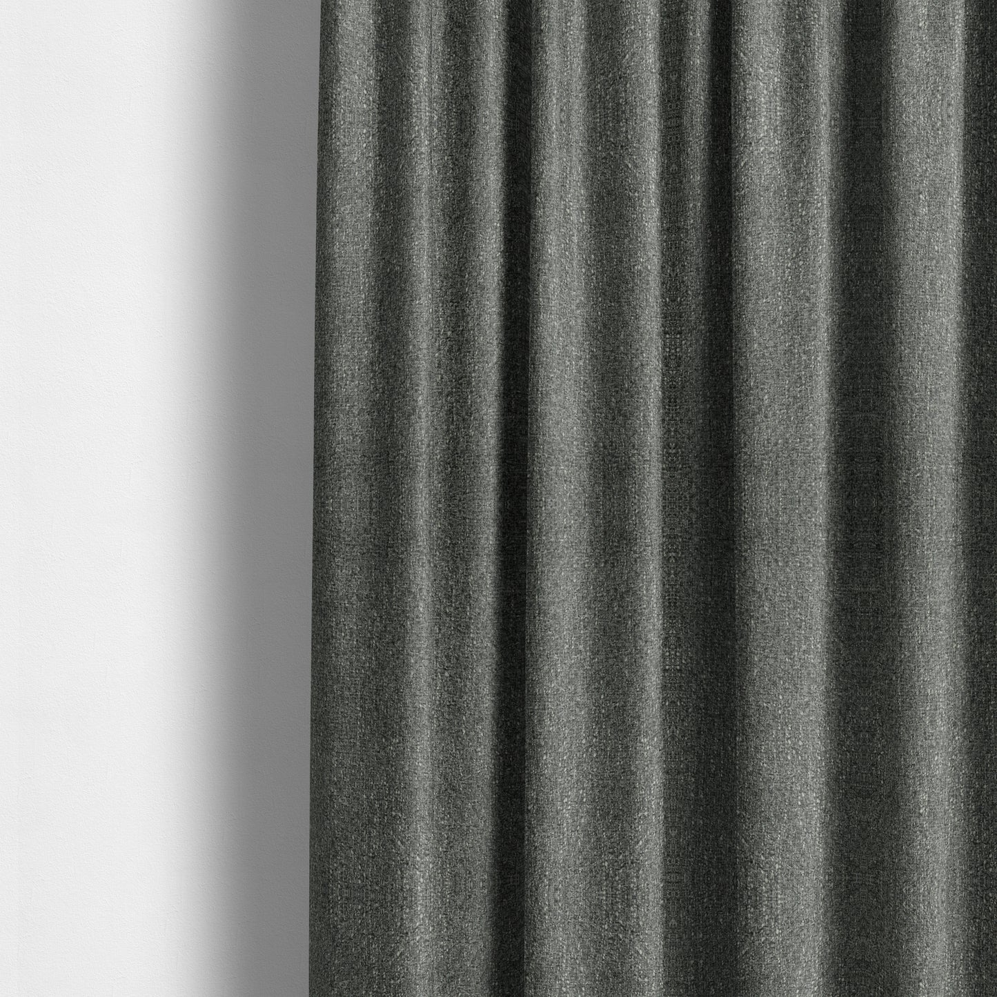 Dawson Textured Weave Furnishing Fabric In Grey Colour - Made To Measure Curtains