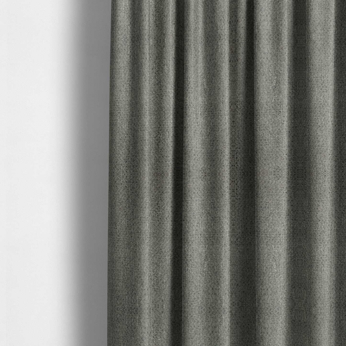 Dawson Textured Weave Furnishing Fabric In Silver Colour - Made To Measure Curtains