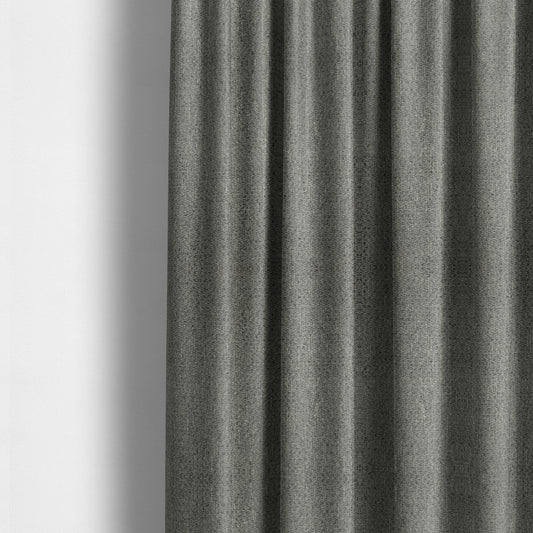 Dawson Textured Weave Furnishing Fabric In Silver Colour - Made To Measure Curtains