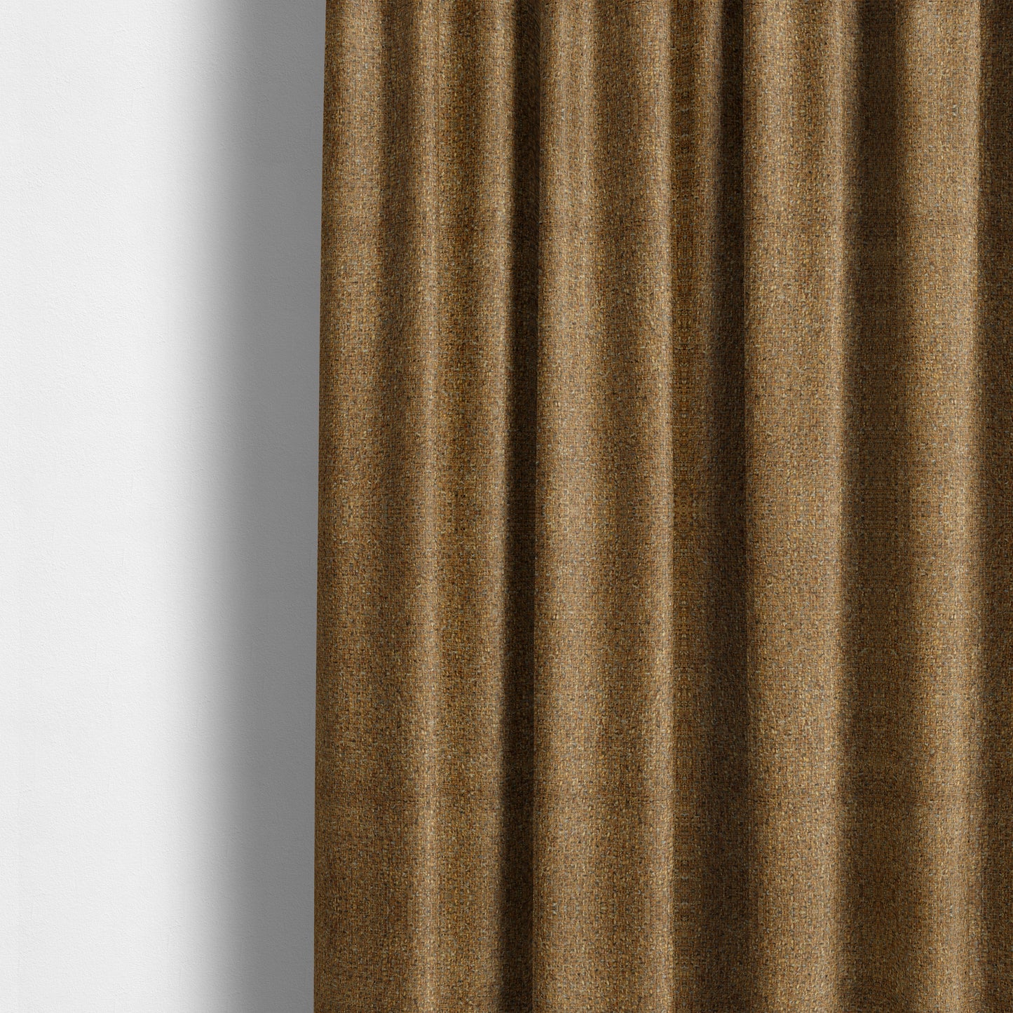 Dawson Textured Weave Furnishing Fabric In Gold Colour - Roman Blinds