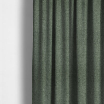 Devon Textured Woven Upholstery Chenille Fabric In Teal Colour - Made To Measure Curtains