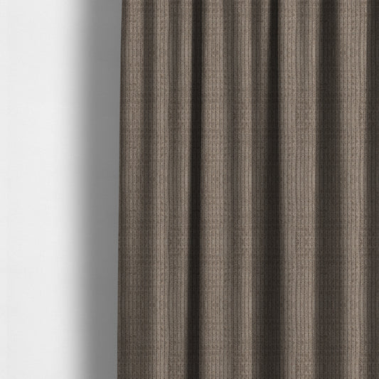 Didcot Brick Effect Corduroy Fabric In Slate Grey Colour - Made To Measure Curtains